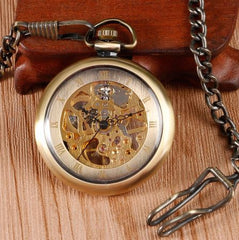 Open Face Hand Winding Pocket Watch