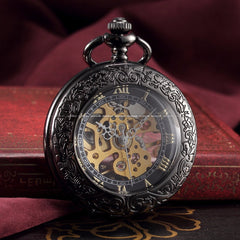 Skeleton Nurse Pocket Watch