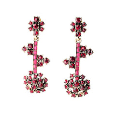 Zircon Handmade Evening Dress Earrings