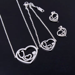 Charm Necklace,Earrings,Bracelets Jewelry Sets