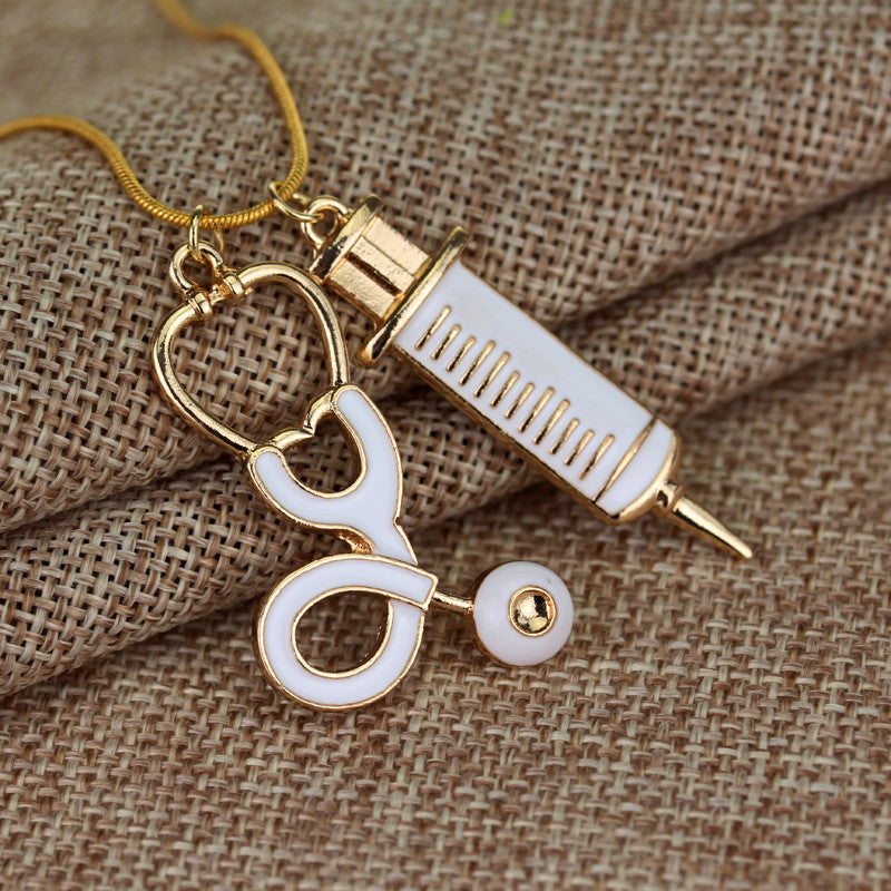 Pinhole Pendant Metal Charm Pendant For Nurses