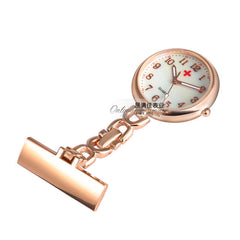 Round Dial Clip-on Fob Nurse Pocket Watch