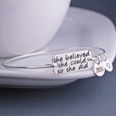 Inspirational Nursing  Bangle Bracelet