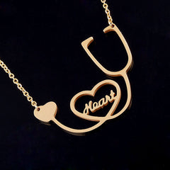 I Love You Heart Nurse/Doctor Necklace