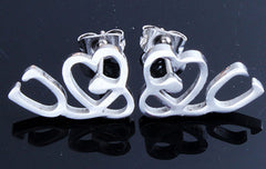 Double Heart Earring Jewelry